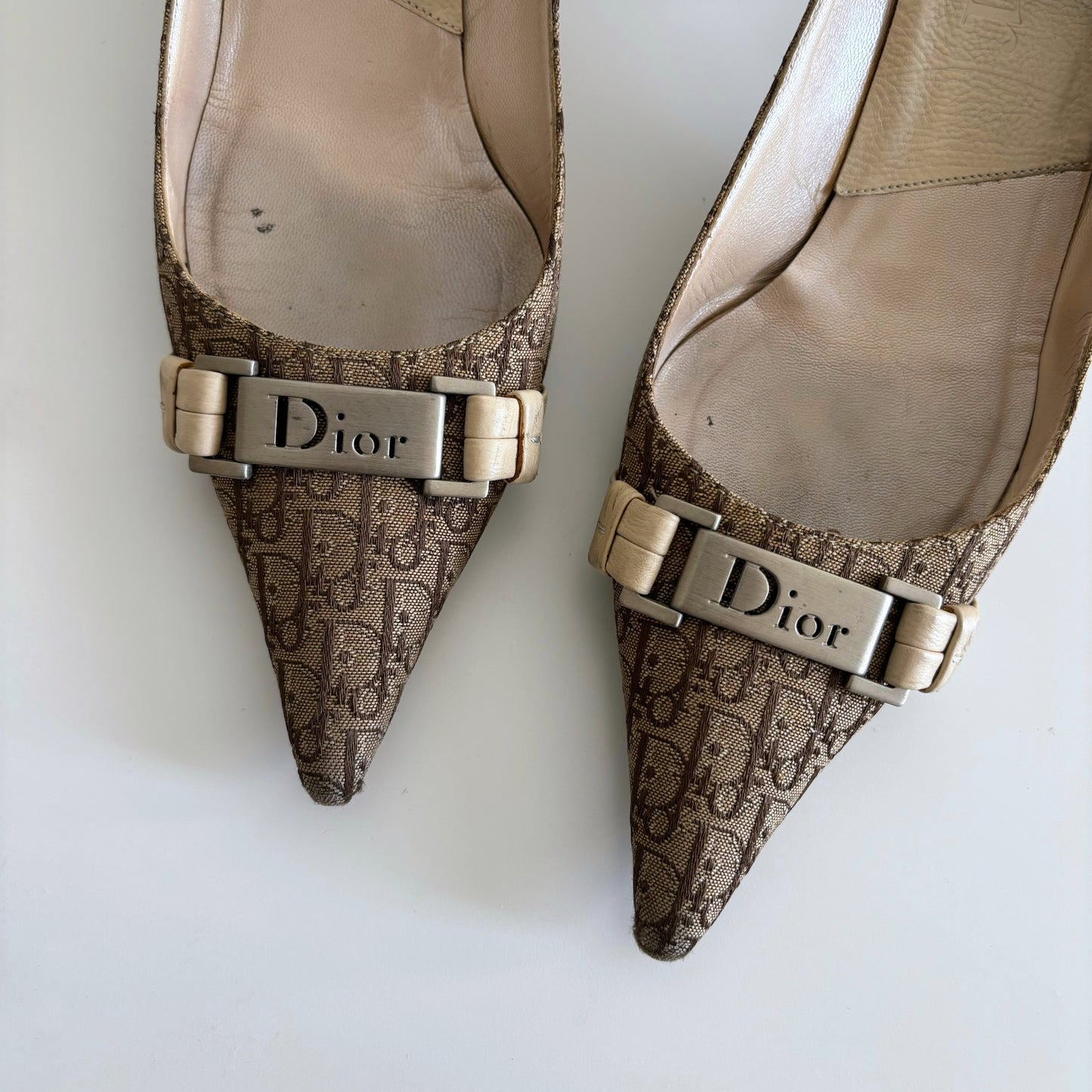 Dior 2000s Diorissimo Trotter Pointed Toe Pumps