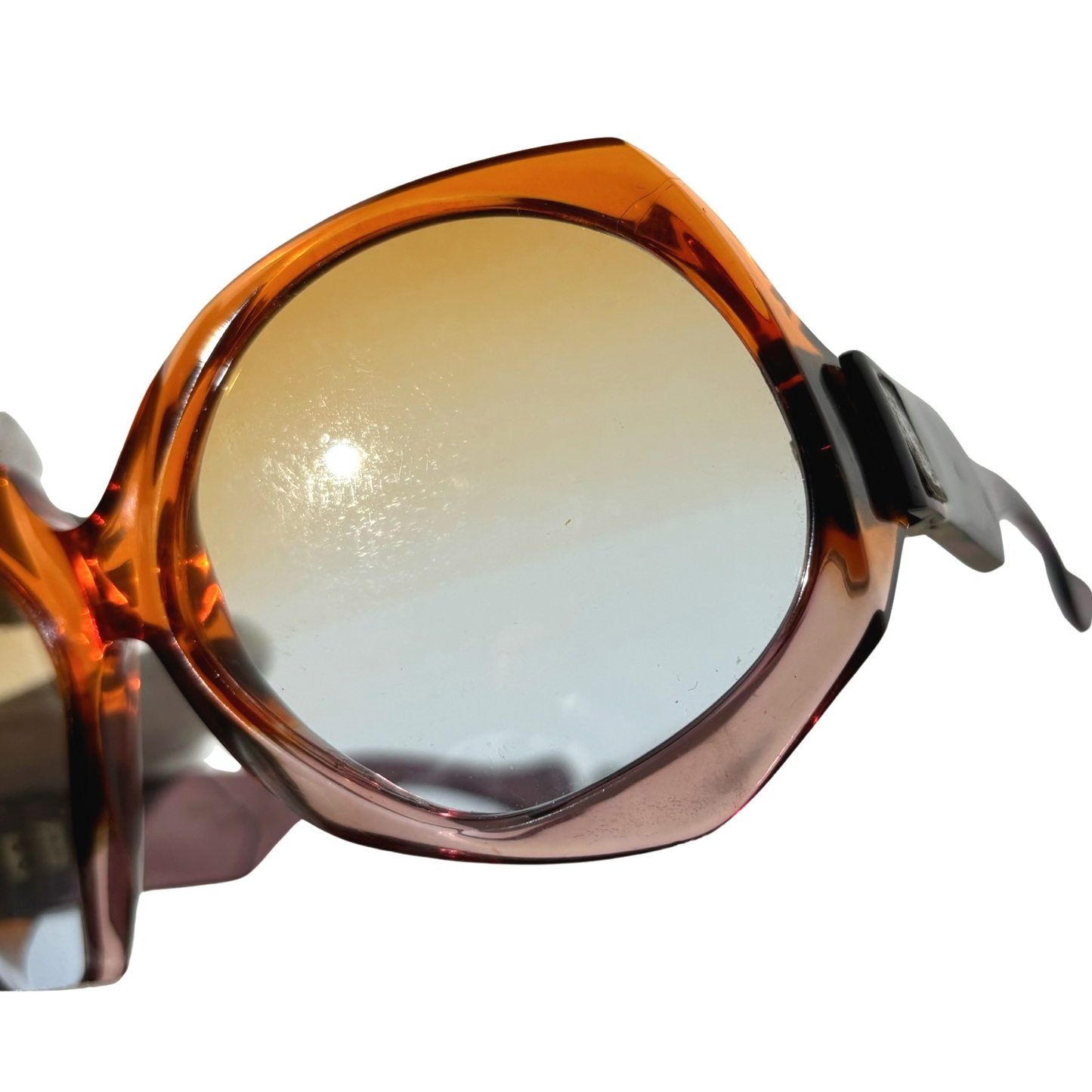 Yves Saint Laurent 1970s Over Sized Sunglasses