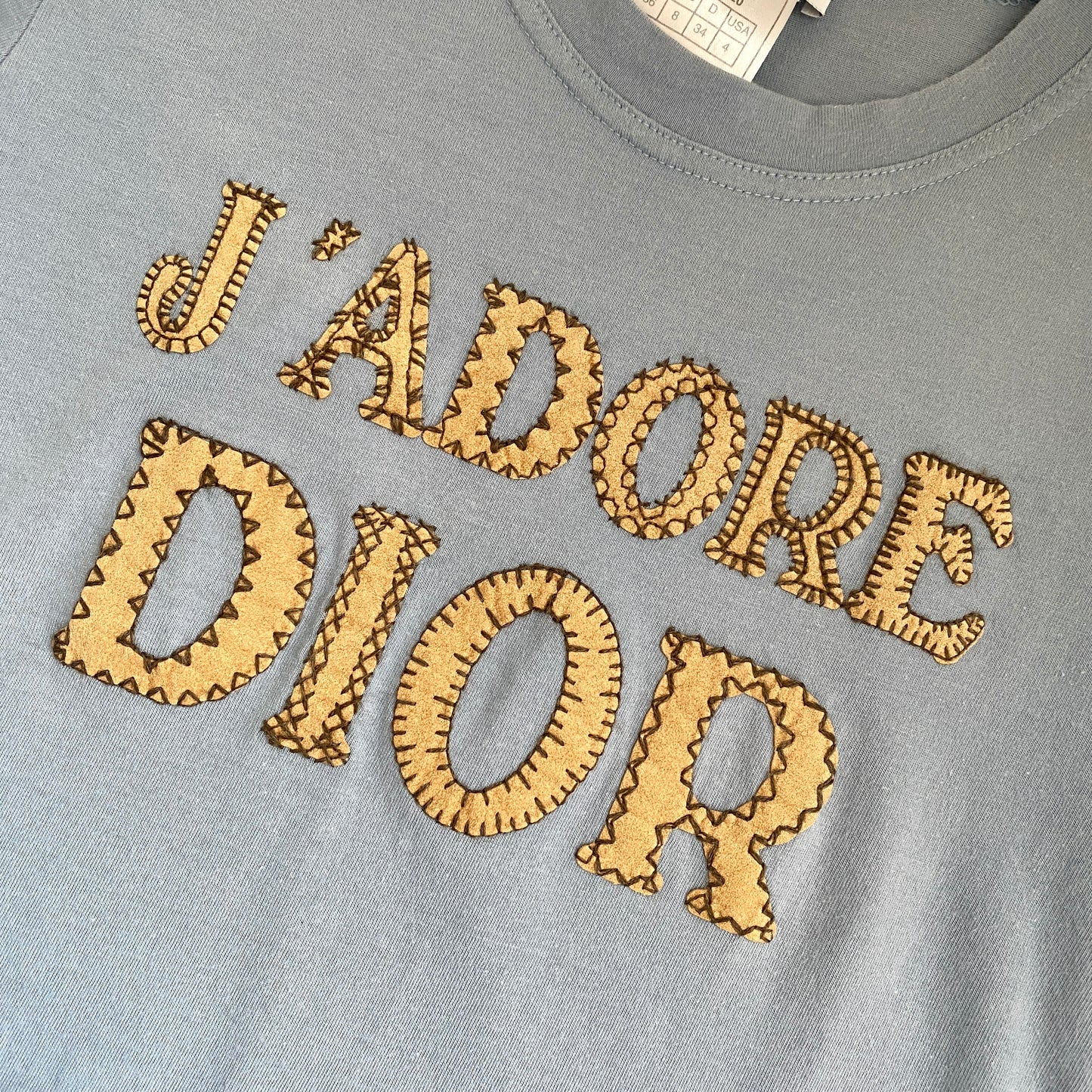 Dior 2003 J'adore Dior Blue T-shirt