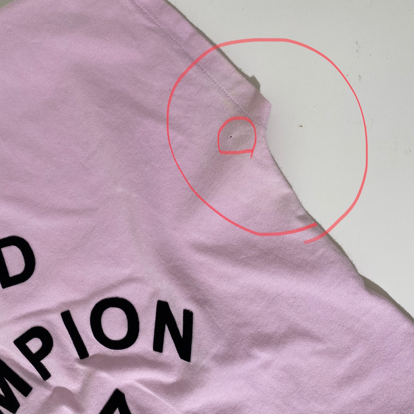 Dior 2003 Pink J'adore Dior V Neck T-shirt
