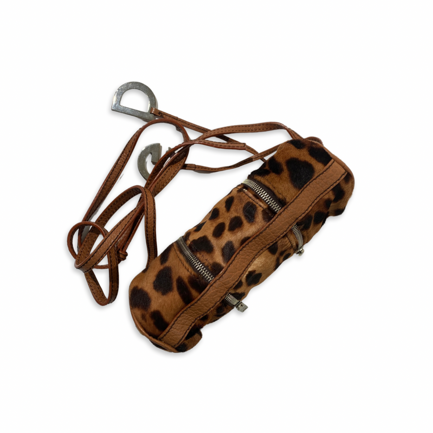 Dolce & Gabbana Leopard Unborn Calf leather Crossbody Bag