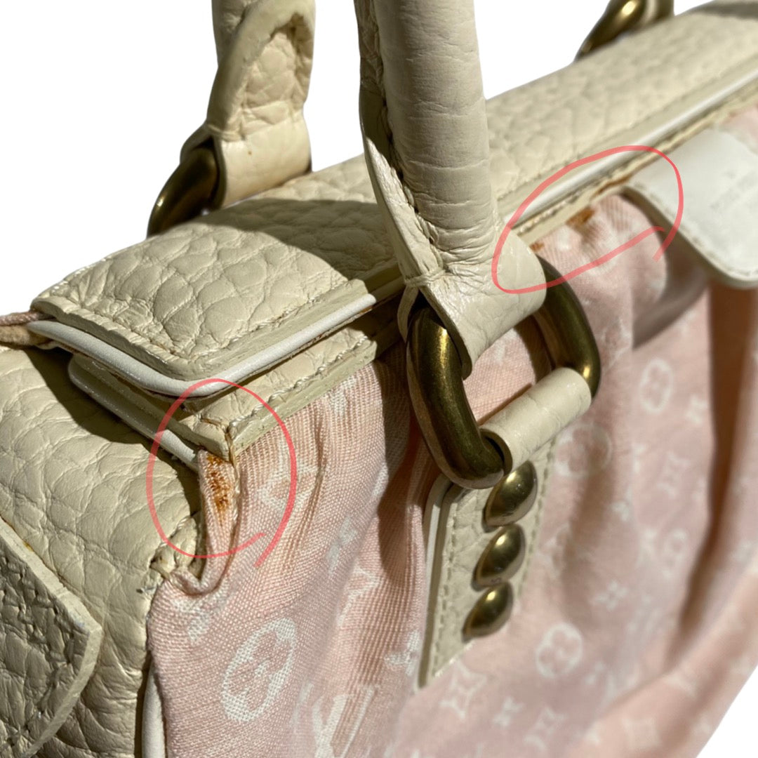 Louis Vuitton 2005 SS Mini Lin Baby Pink Handbag