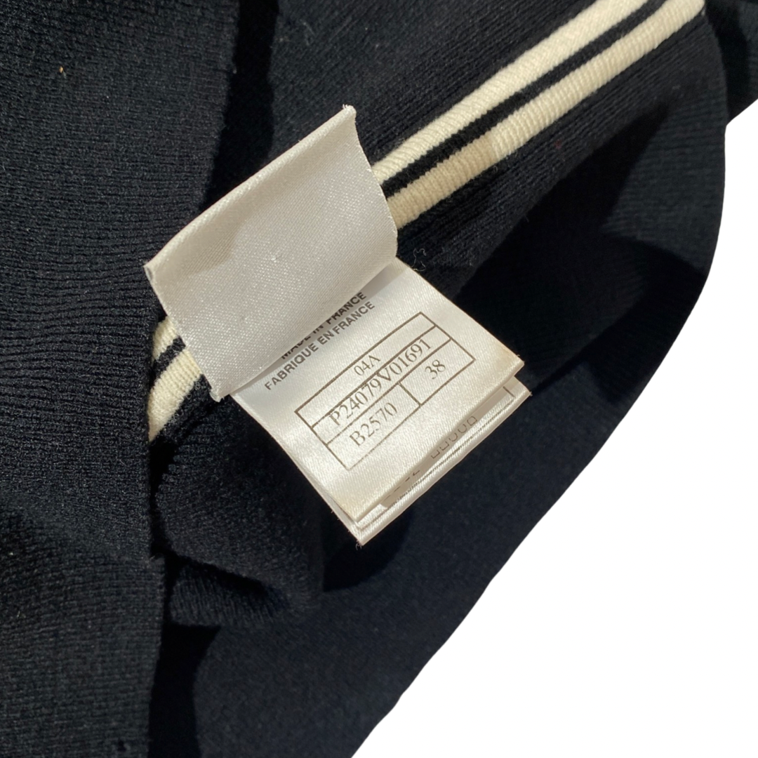 Chanel Sport 2004 Fall Black Wool Knit Tanktop
