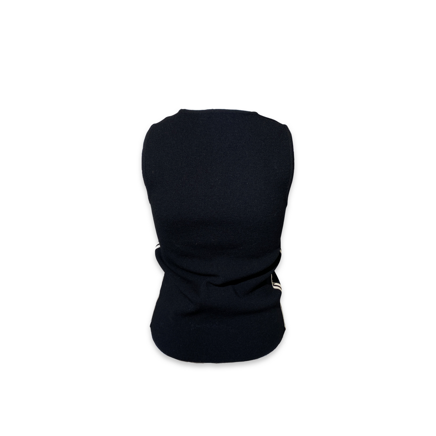 Chanel Sport 2004 Fall Black Wool Knit Tanktop