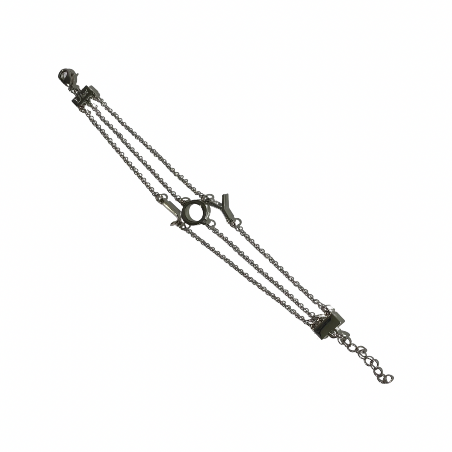 Dior JOY Logo Silver Bracelet