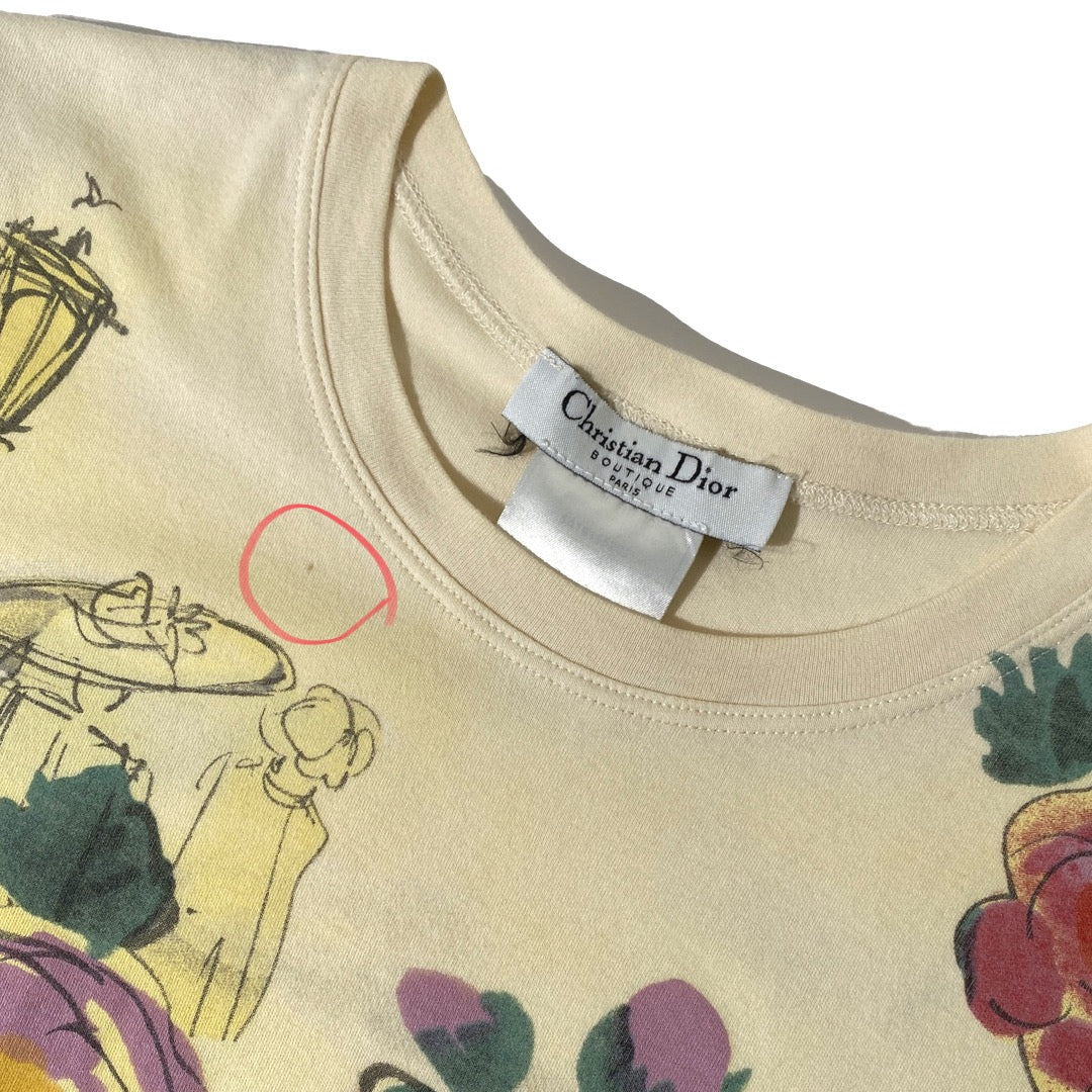Dior 2005 Watercolor Print T-shirt