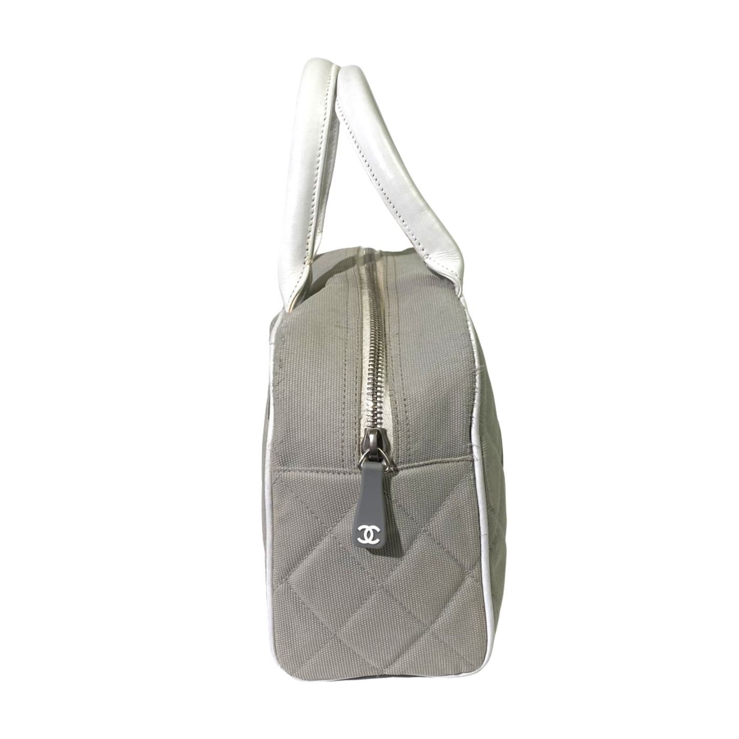 Chanel Sports Gray Quilted Mini Handbag