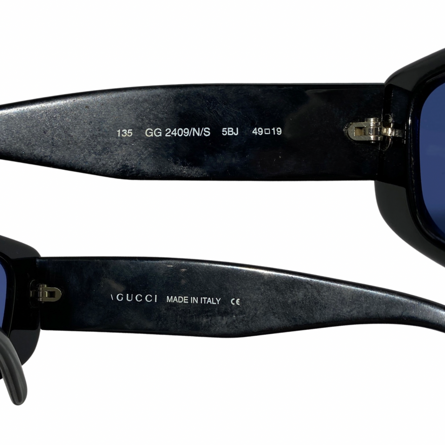 Gucci 90s Gray GG 2409 Sunglasses