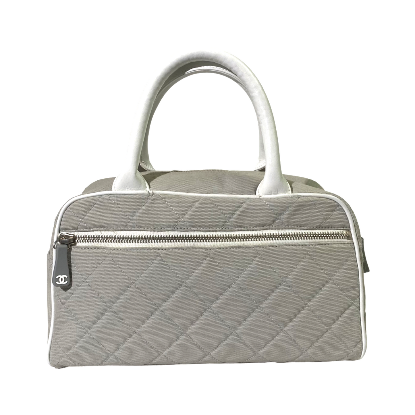 Chanel Sports Gray Quilted Mini Handbag