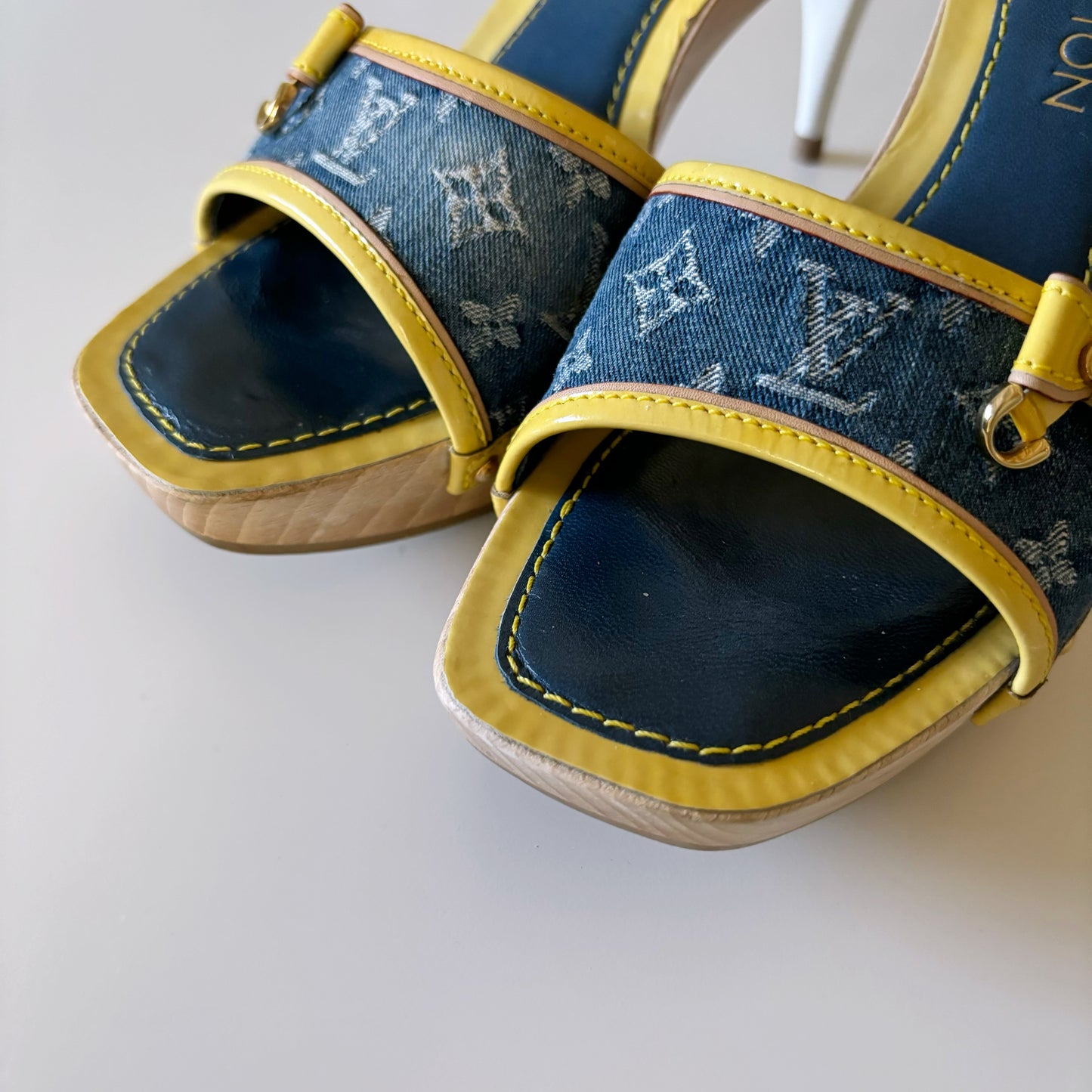 Louis Vuitton Early 2000s Monogram Heels