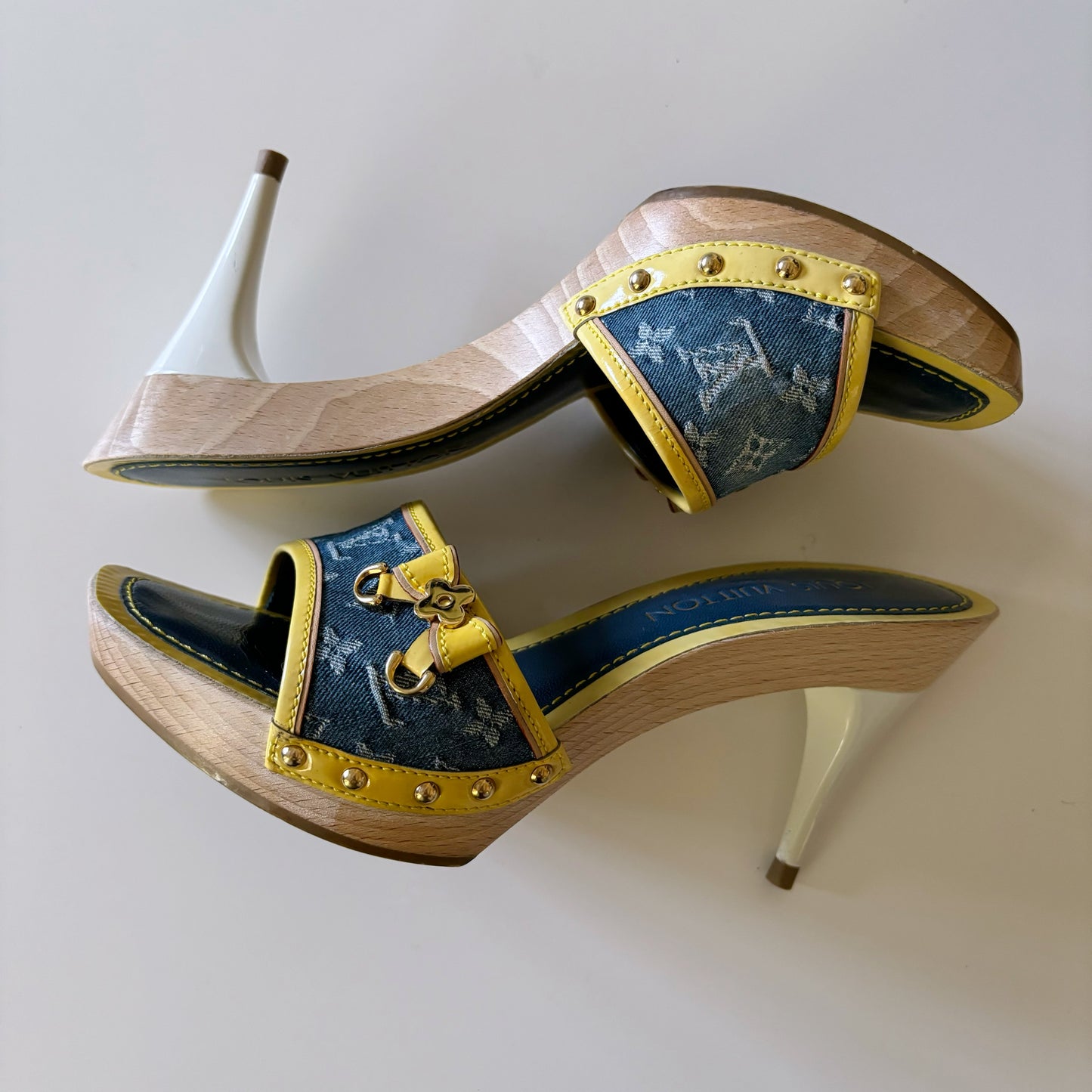 Louis Vuitton Early 2000s Monogram Heels