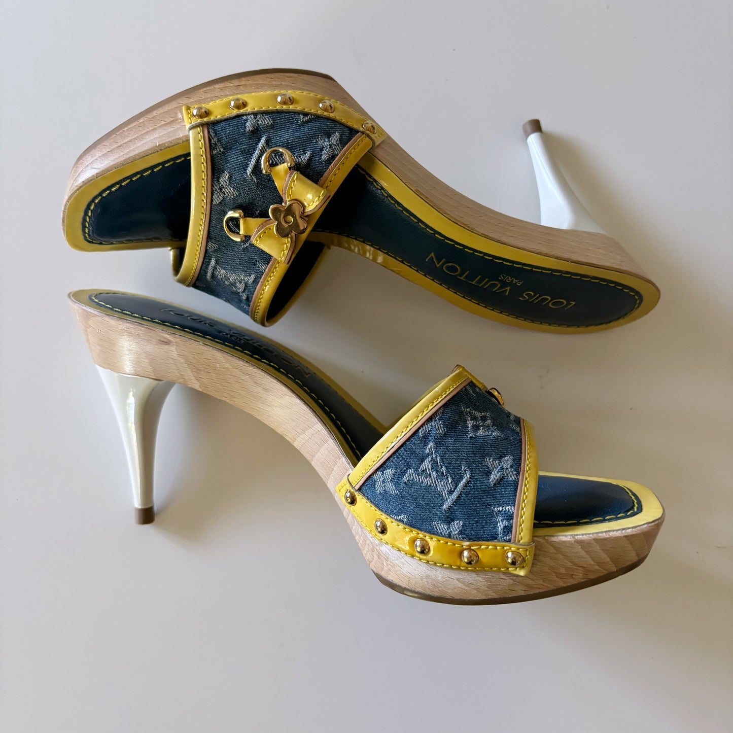 Louis Vuitton Early 2000s Monogram Heels