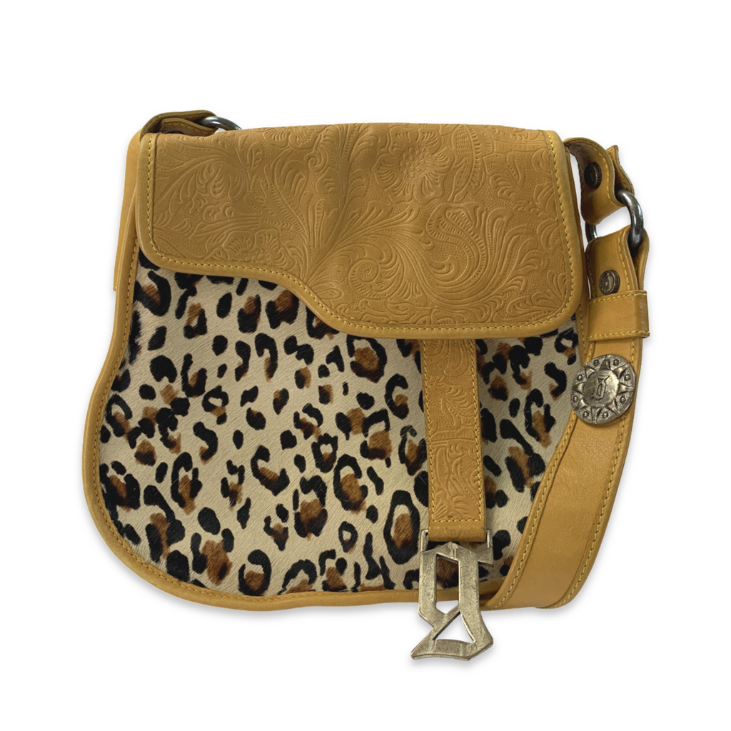 John Galliano Leopard Shoulder Bag