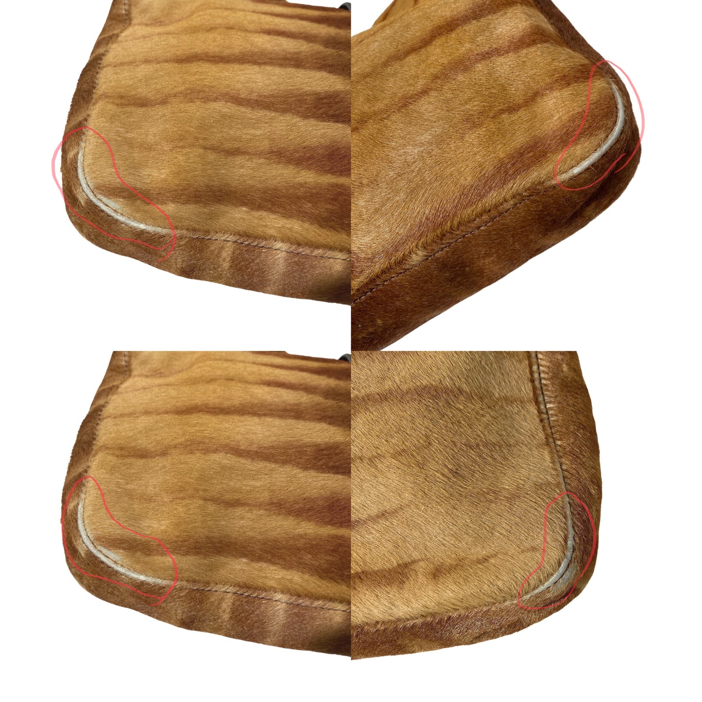 Fendi Calf Leather Hobo Mama Shoulder Bag