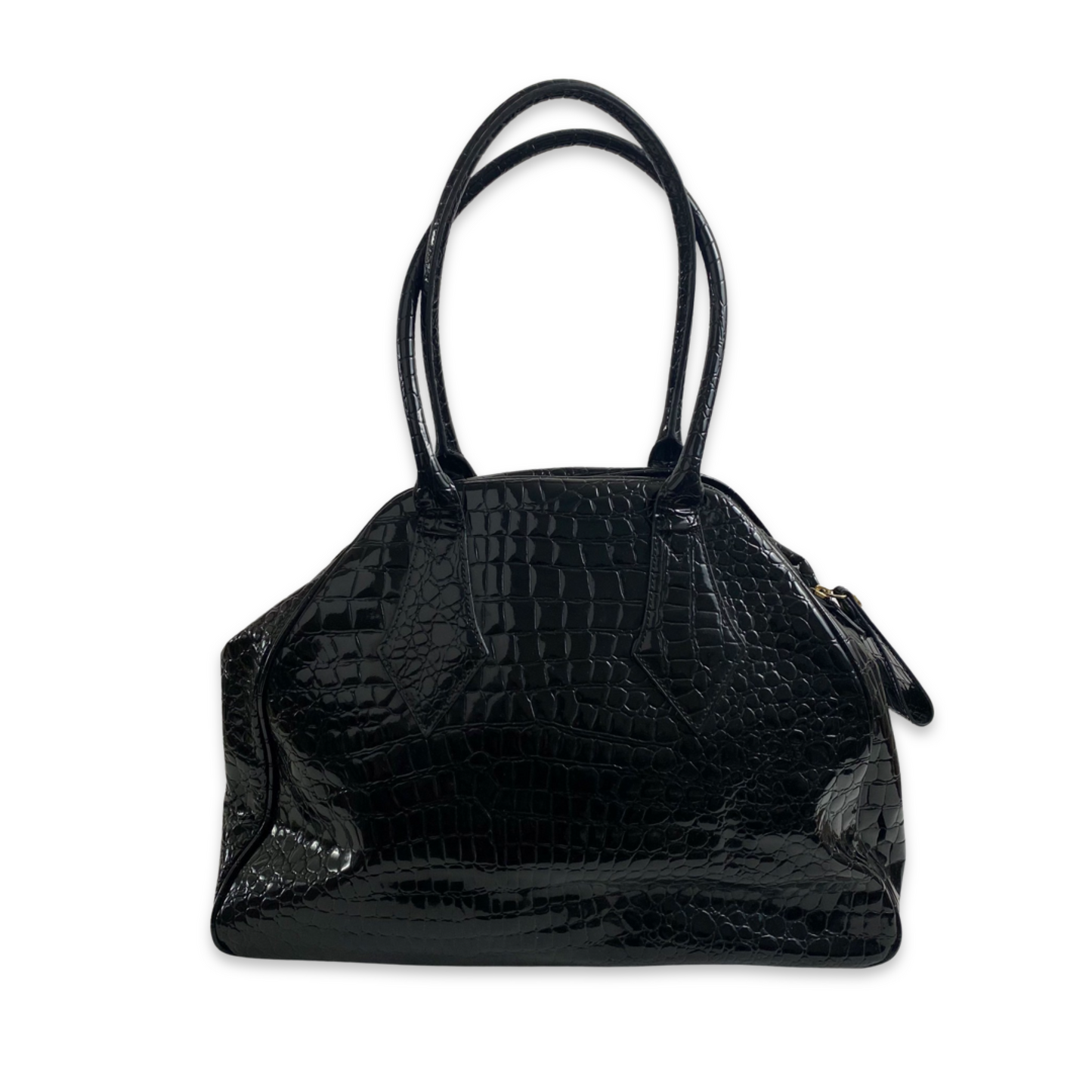 Vivienne Westwood Black Chancery Boston Bag