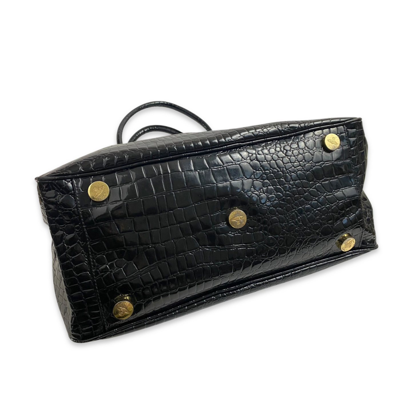 Vivienne Westwood Black Chancery Boston Bag