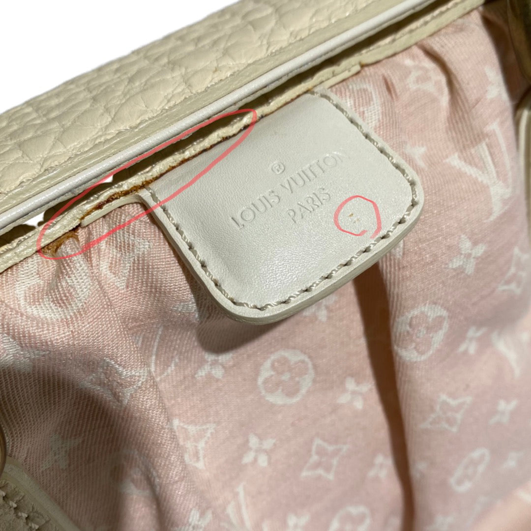 Louis Vuitton 2005 SS Mini Lin Baby Pink Handbag